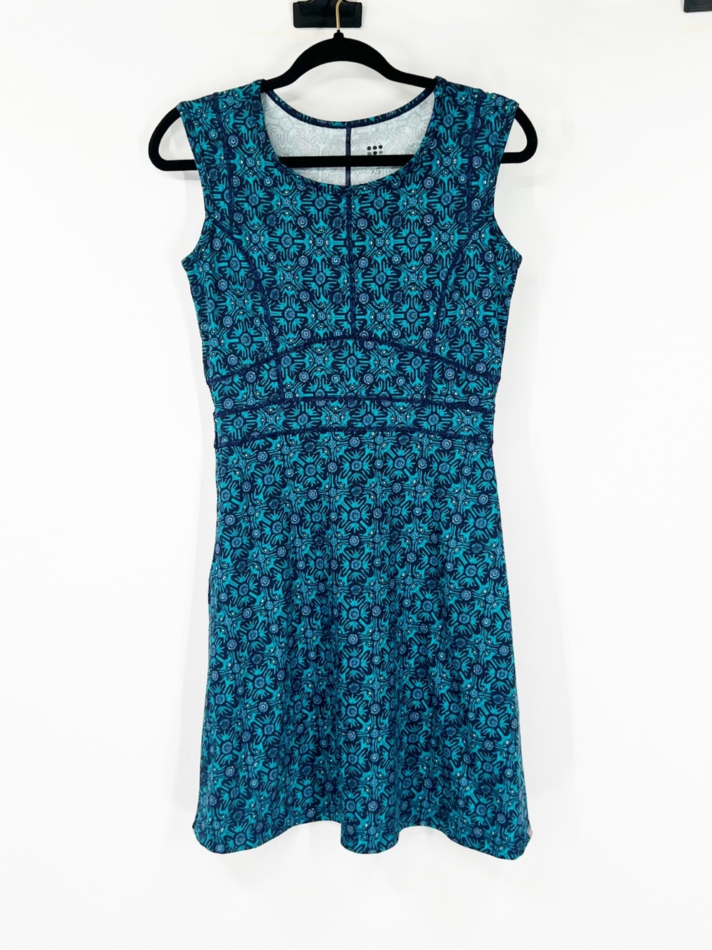 Title Nine Fit and Flare Dream Dress Printed Sleeveless